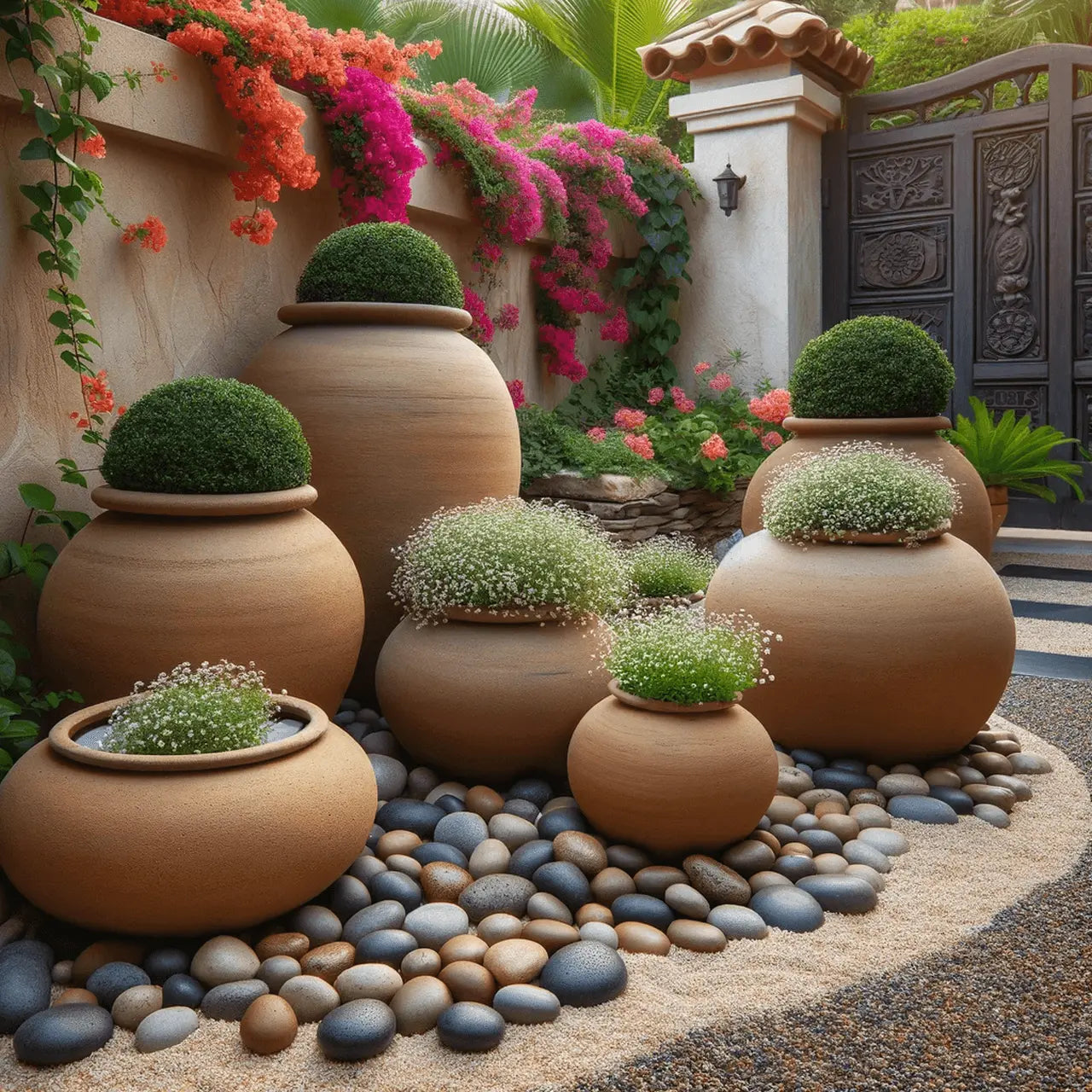 Diseño-de-Jardines-con-Rocas-y-Tinajas-Creando-Entradas-Memorables Vetonek