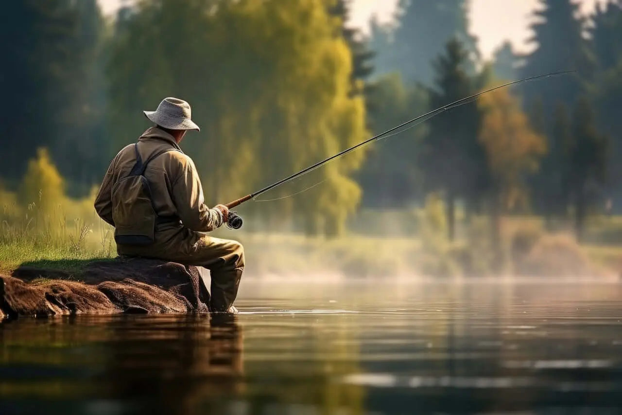 Mejorar agua lagos pesca con carbonato calcio