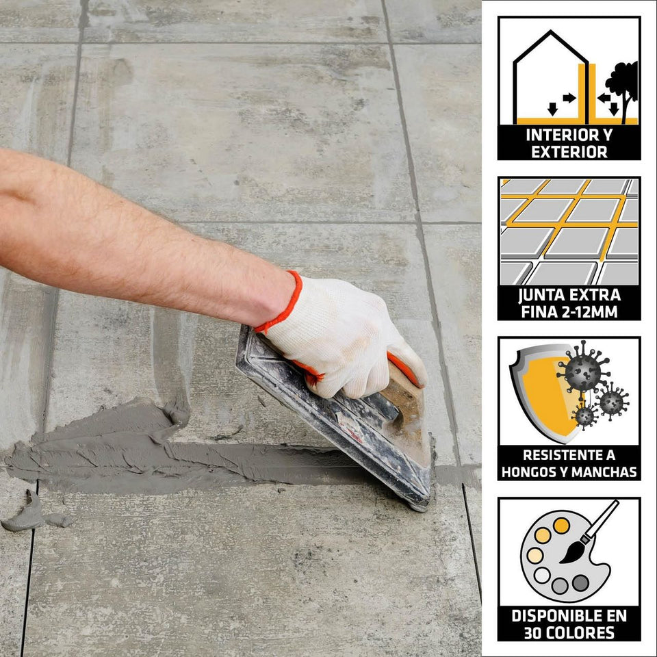 SikaCeram®-650 Classic: lechada para juntas finas, hidrofugada y en 24 colores