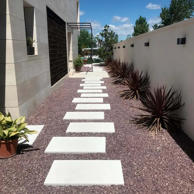 Losas de hormigón para el jardín