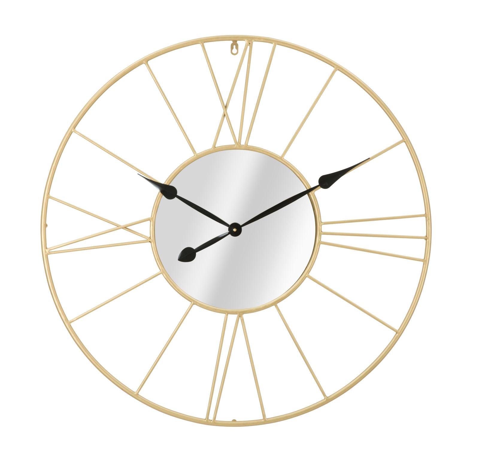Reloj de pared con espejo glam stick cm ø 80x6