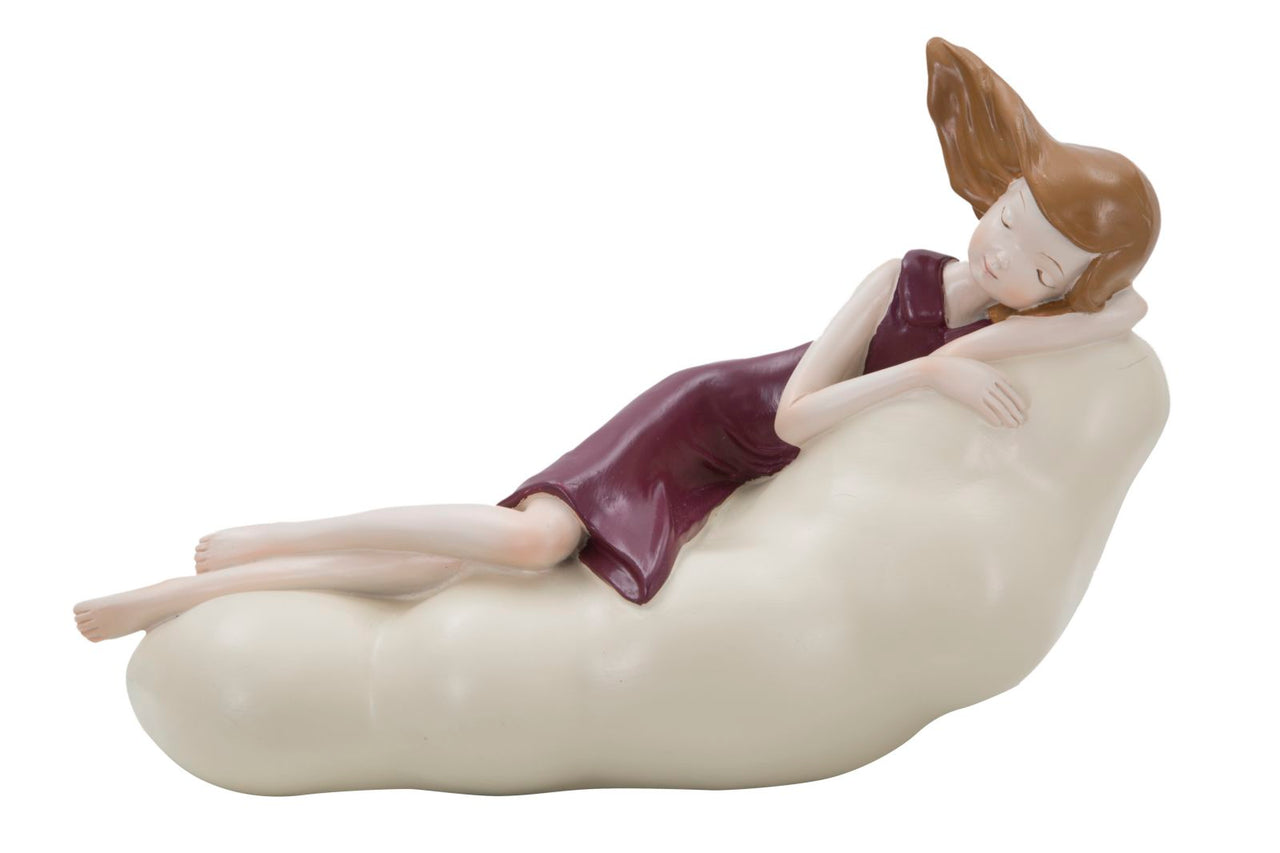Muñeca decorativa en una nube cm 
25x11x16 Vetonek