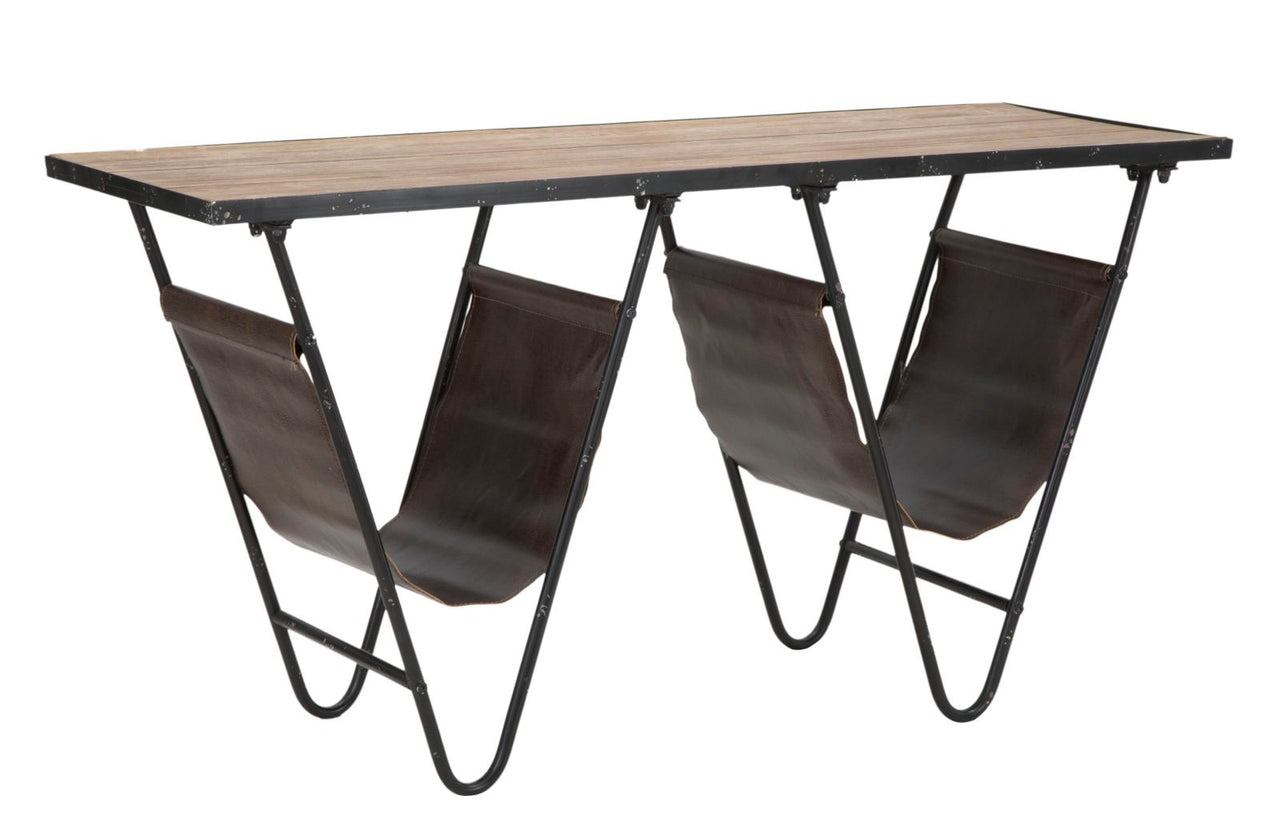  mesa con revistero cm 120x43x62,5