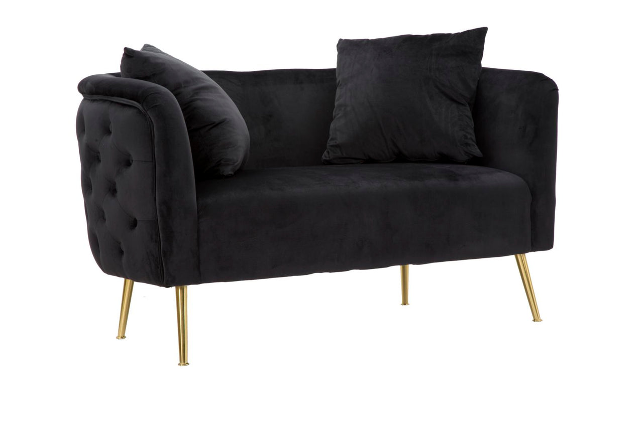 Sofá bucarest negro cm 127x74x71