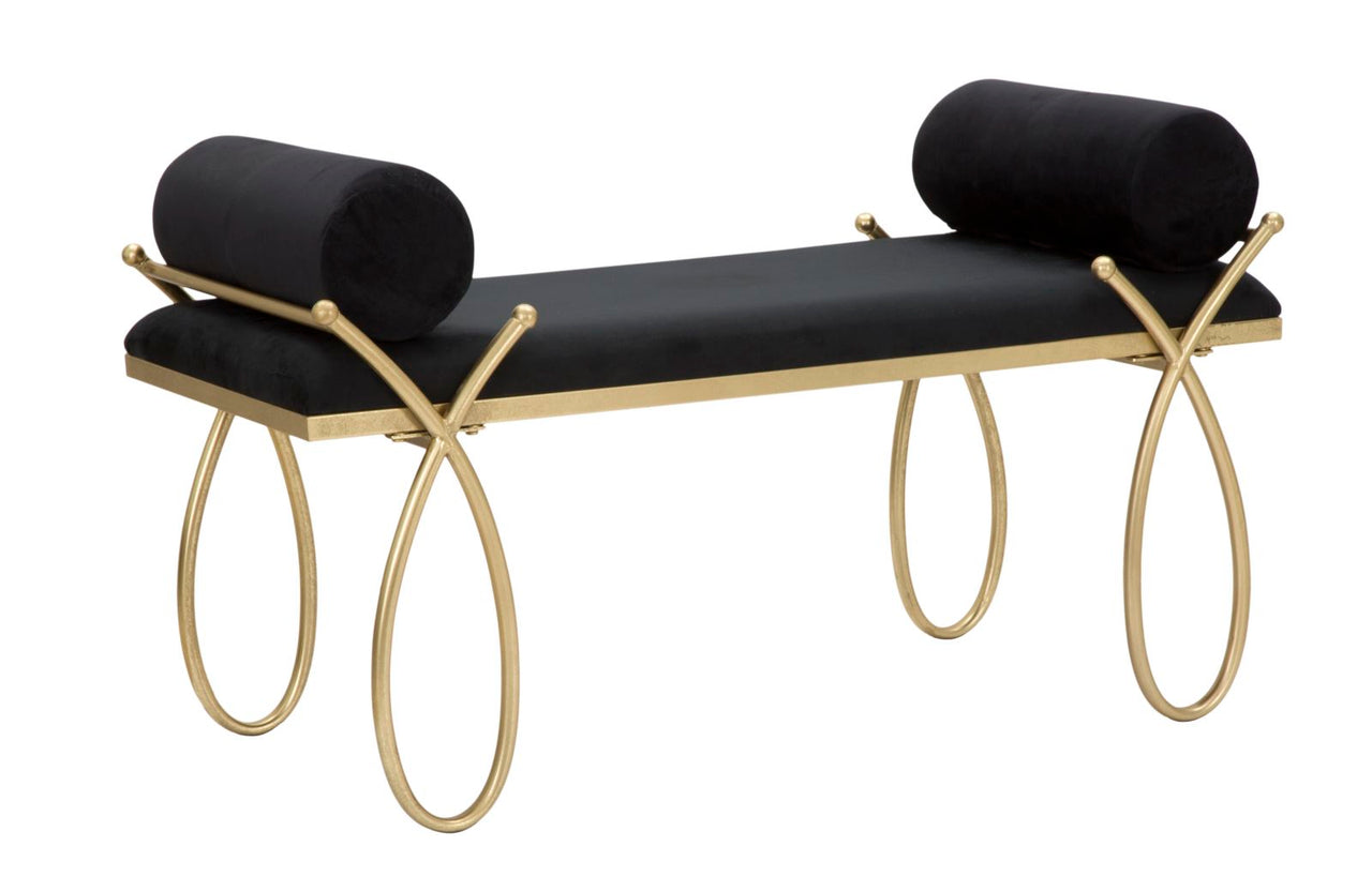 Cinta de banco negro cm 112,5x49x53