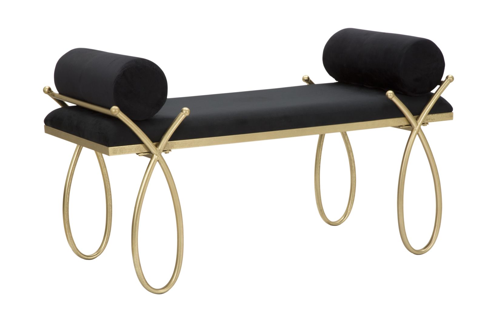 Cinta de banco negro cm 112,5x49x53