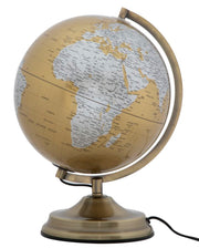 Globo naranja c/luce cm ø 25x38