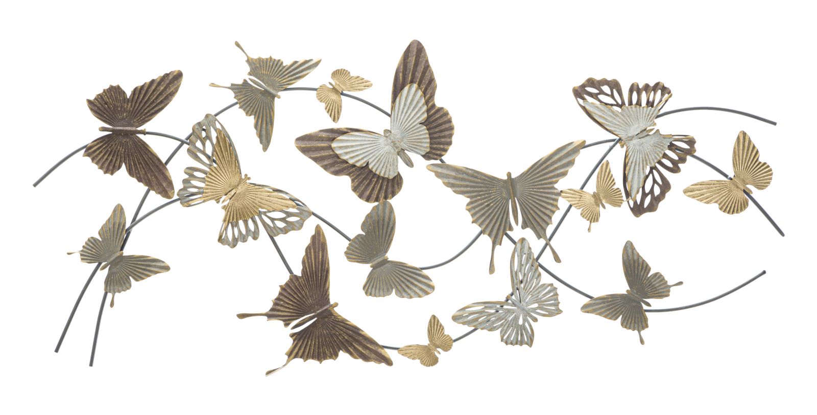 Panel de hierro mariposa smart cm 118x3x52