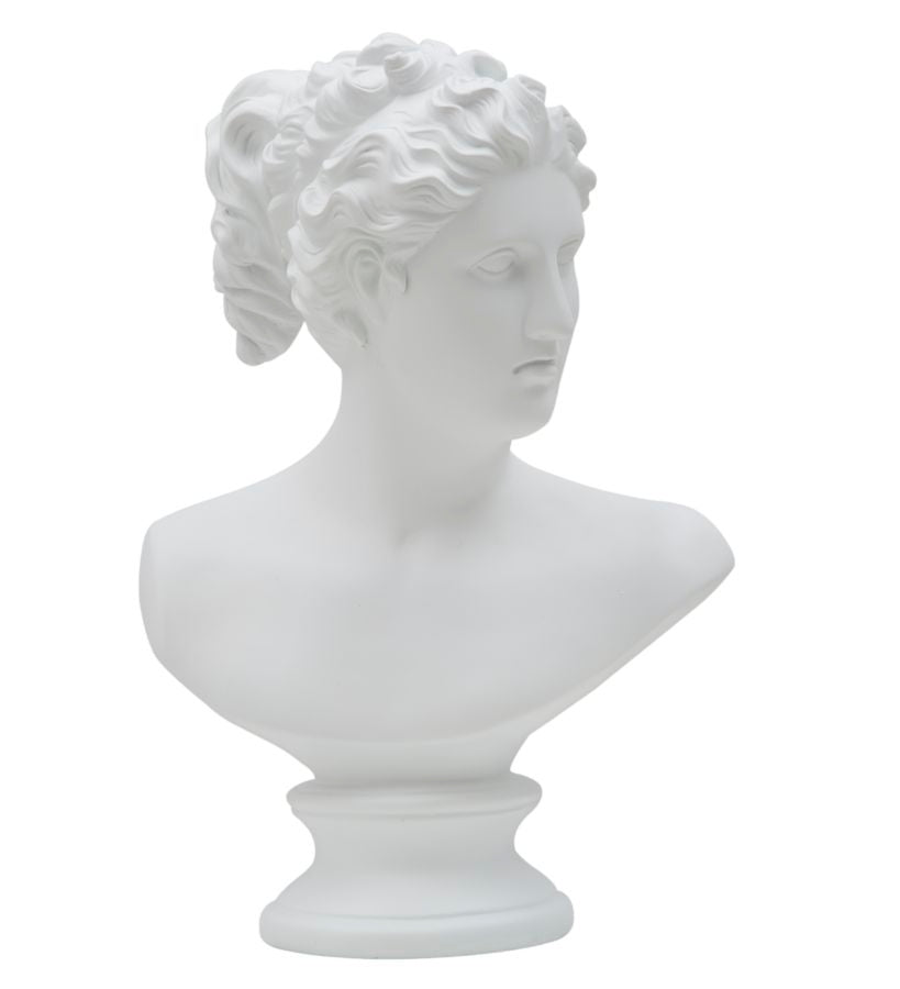 Escultura mujer romana cm 21,5x14,5x34