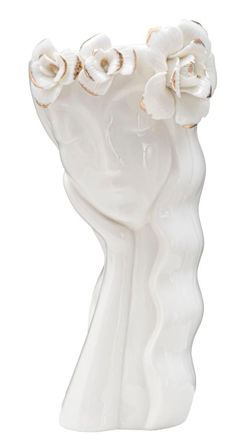 Florero mujer linda cm 14,8x13x29 