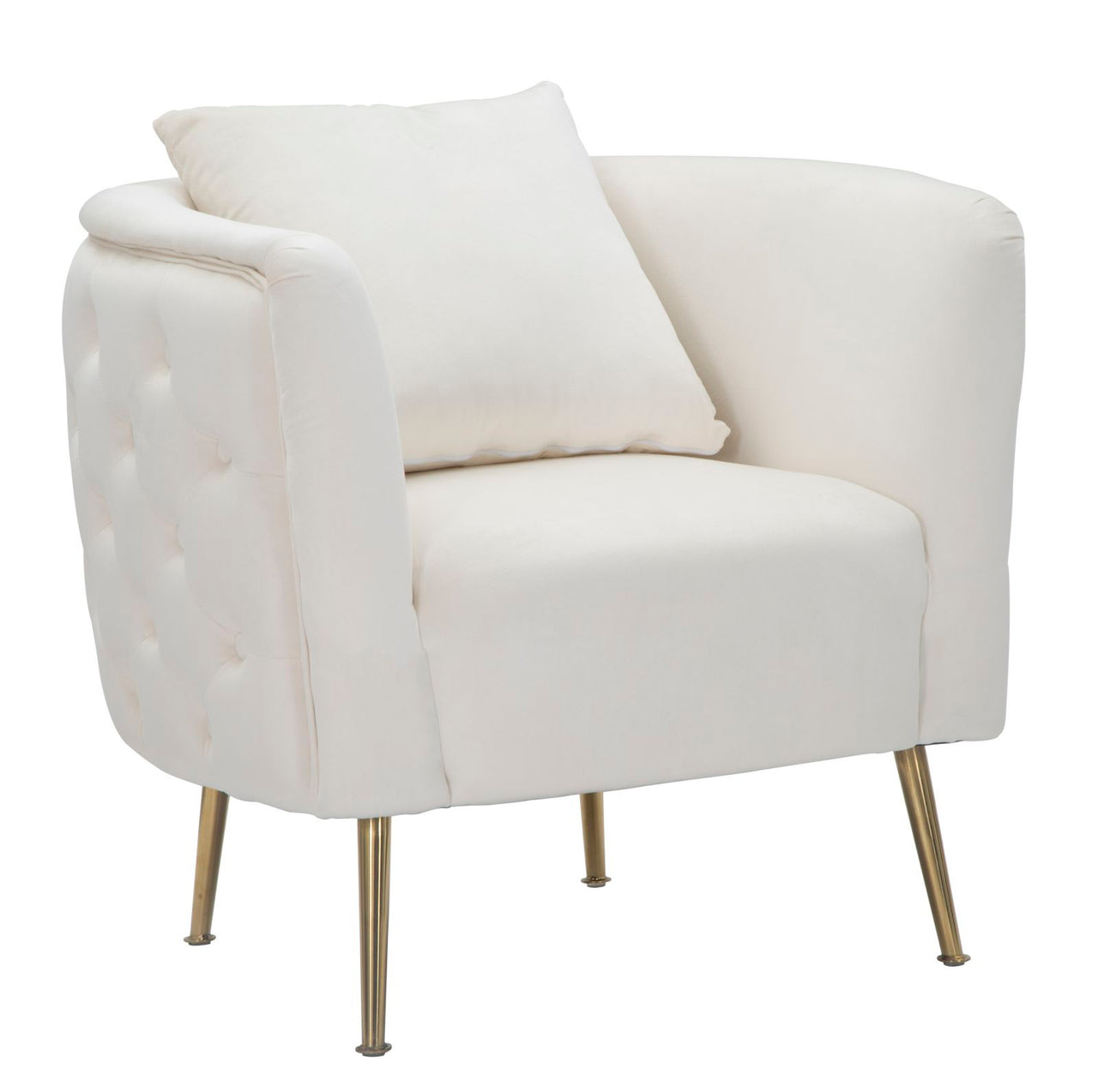 Sillón bucarest crema cm 76x74x73