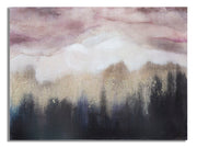 Pintura de pared montaña rosa cm 80x2,7x60