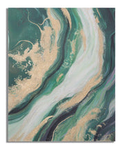 Pintura de pared verde cm 80x2,8x100