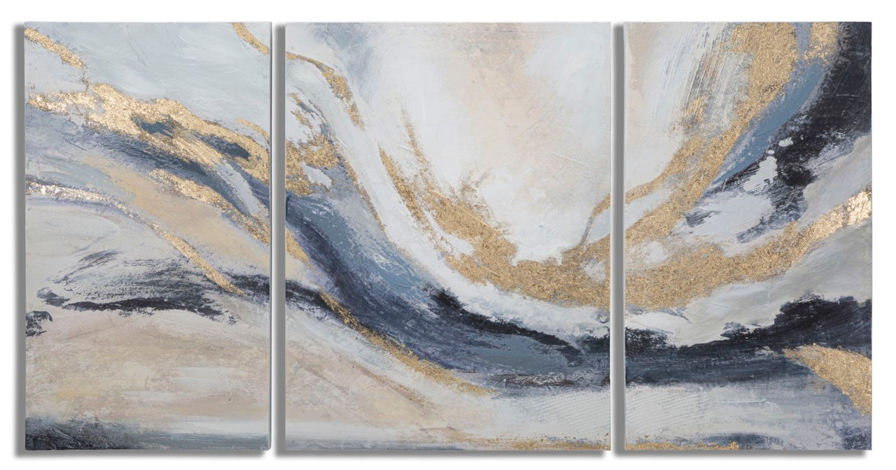 Gaspones pintura pared set 3 pz cm 45x2,7x80-60x2,7x80
