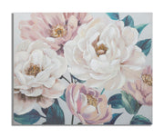 Cuadro de pared hecho a mano flor suave cm 
100x3,7x80