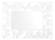 Espejo de pared mariposa blanca cm 85x1x115