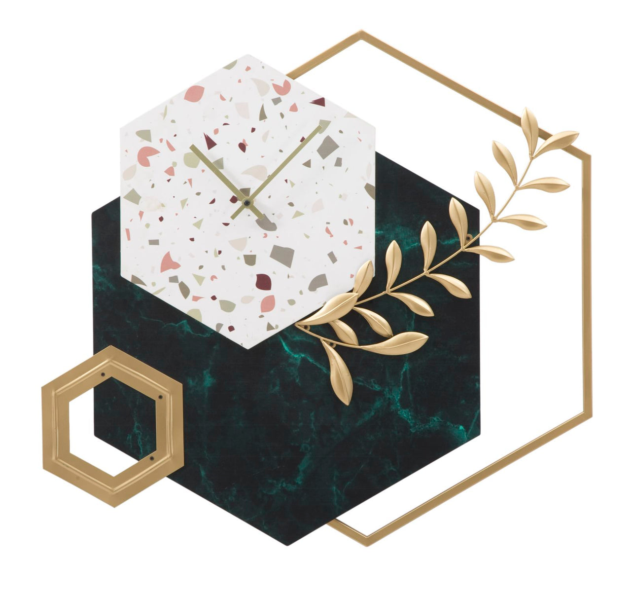 Reloj de pared hexagonal cm 
62x4,5x62