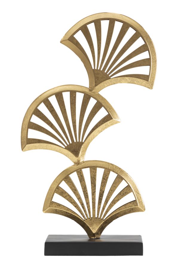 Escultura de triple hoja cm 23,5x10x44 Vetonek
