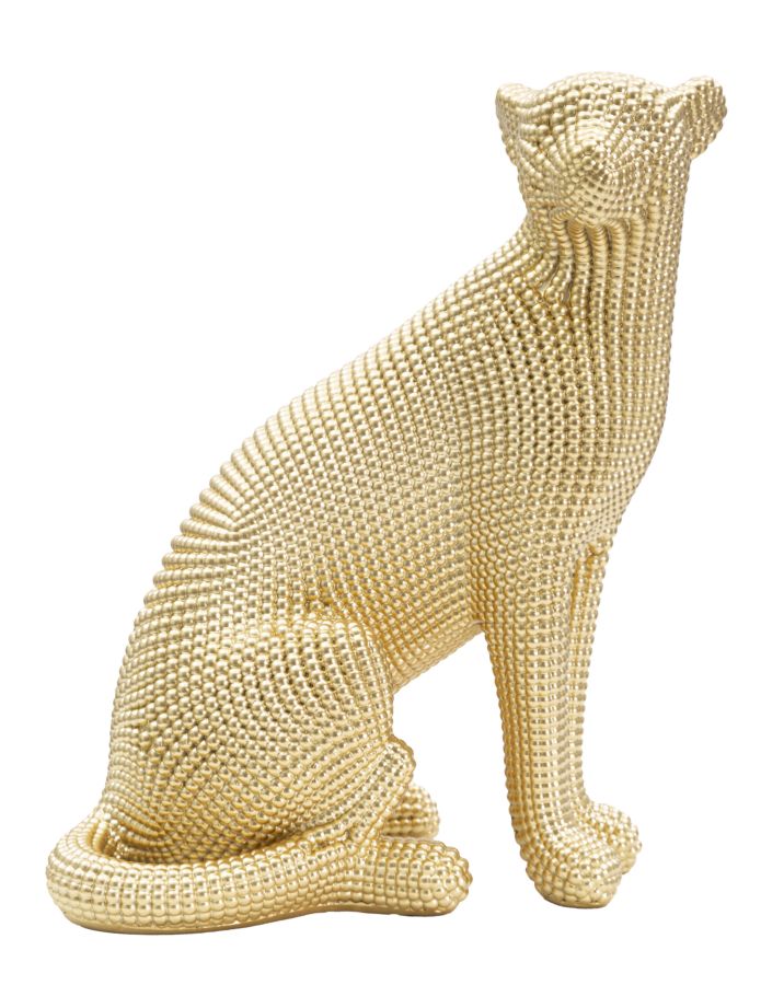 Leopardo oro cm 23x15,5x29 Vetonek