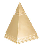 Pirámide dorada cm 11,5x11,5x15,5