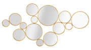 Panel de pared con espejos cm 100x2,3x51,5