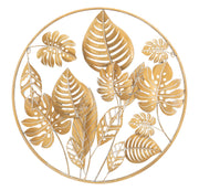 Panel de hierro de pared selva redondo cm ø 80x6,5