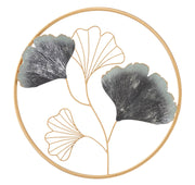 Panel de hierro de pared flor simple cm ø 45,5x3,5