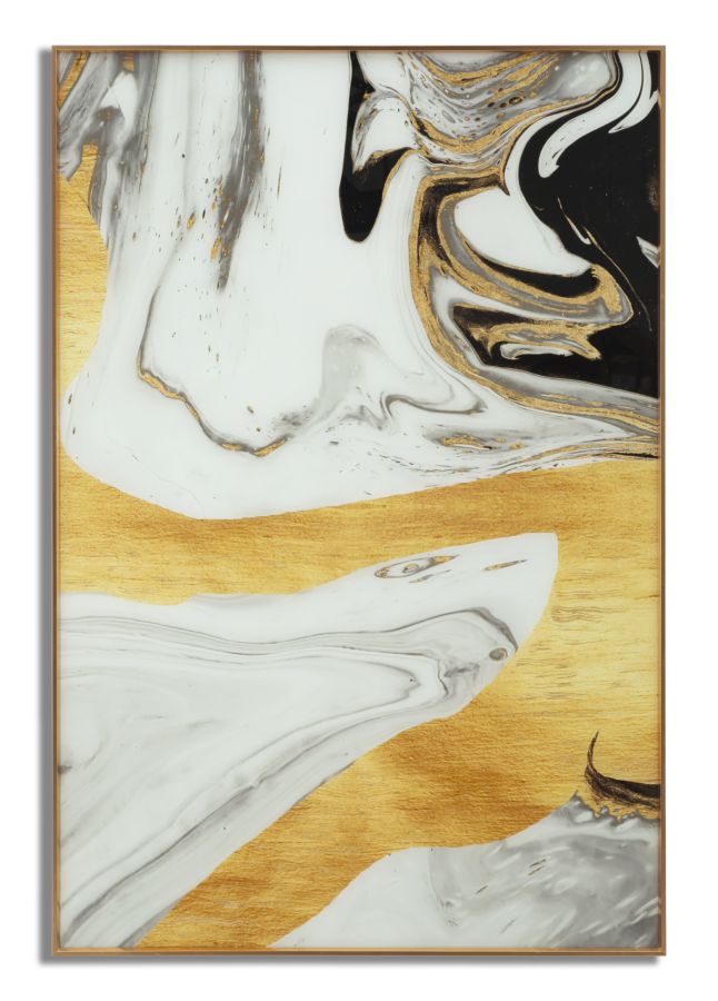 Panel de pared de vidrio con marco fantasmal cm 80x3,5x120
