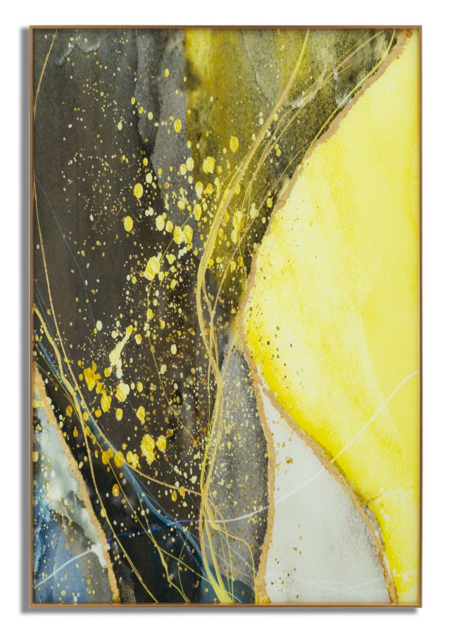 Panel de pared de vidrio con marco sunny cm 80x3,5x120