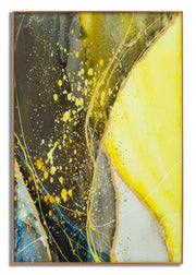 Panel de pared de vidrio con marco sunny cm 80x3,5x120
