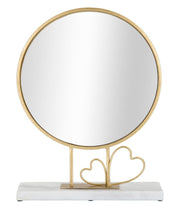 Espejo de mesa corazón cm 30x9x39,5
