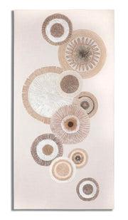 Impresión/pintura mural circular con aplicación -a- cm 50x3,2x100