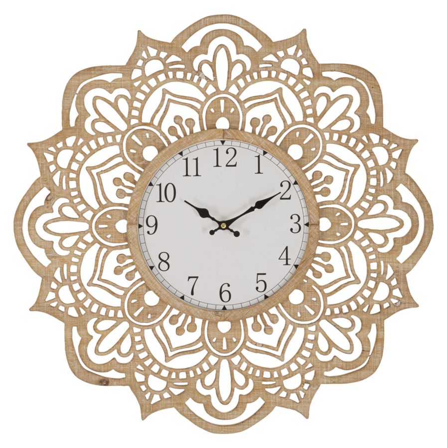 Reloj de pared tallado cm ø 60x4,5