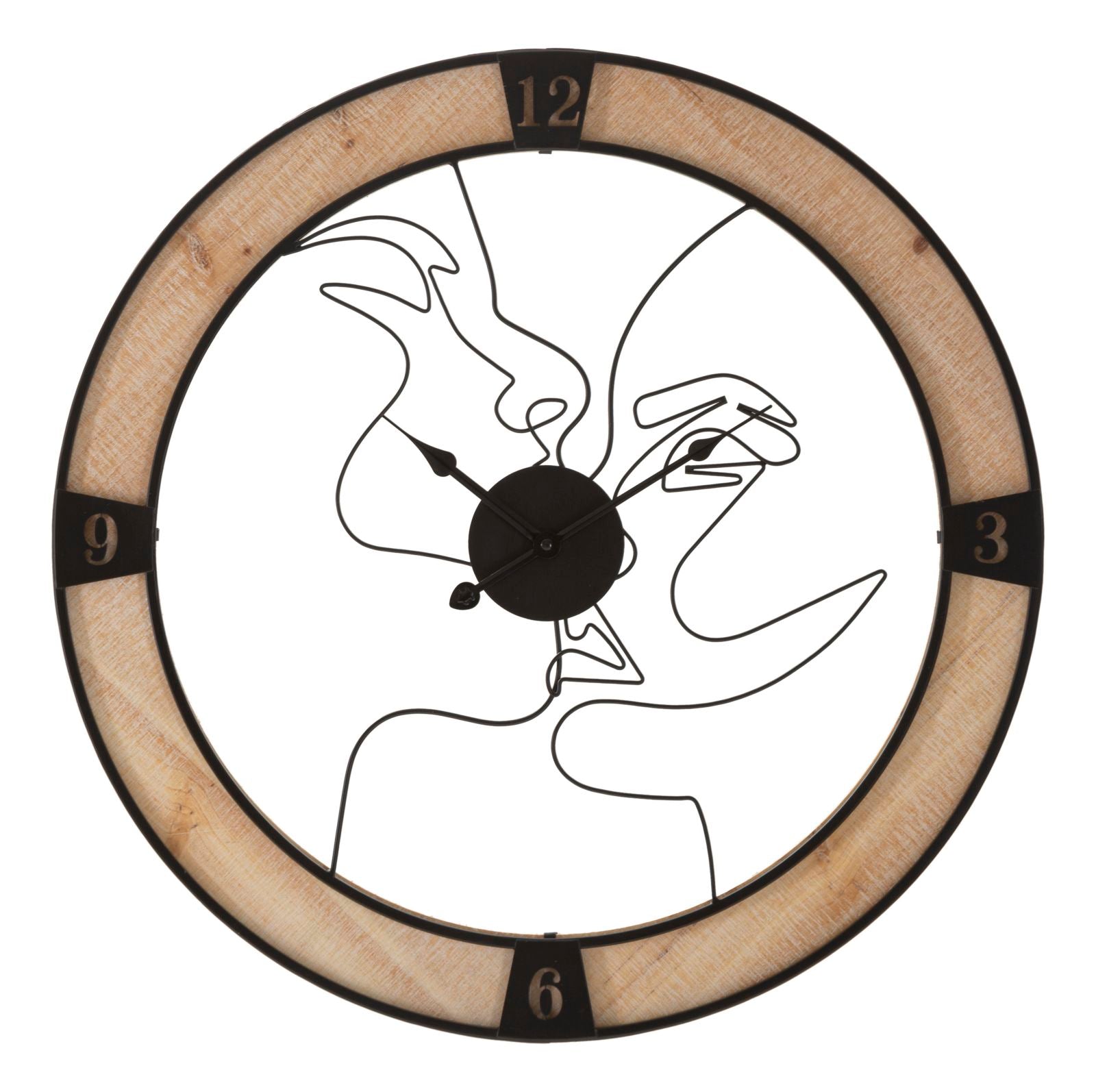 Reloj de pared pareja cm ø 60x3