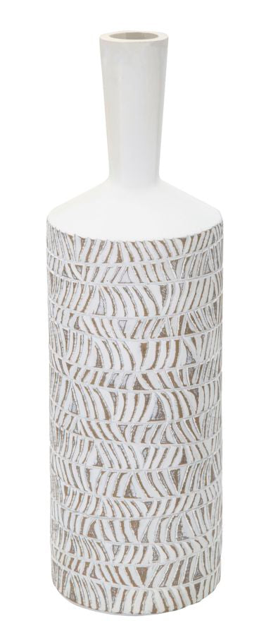 Florero poliresina nairobi botella cm ø 15x49,5