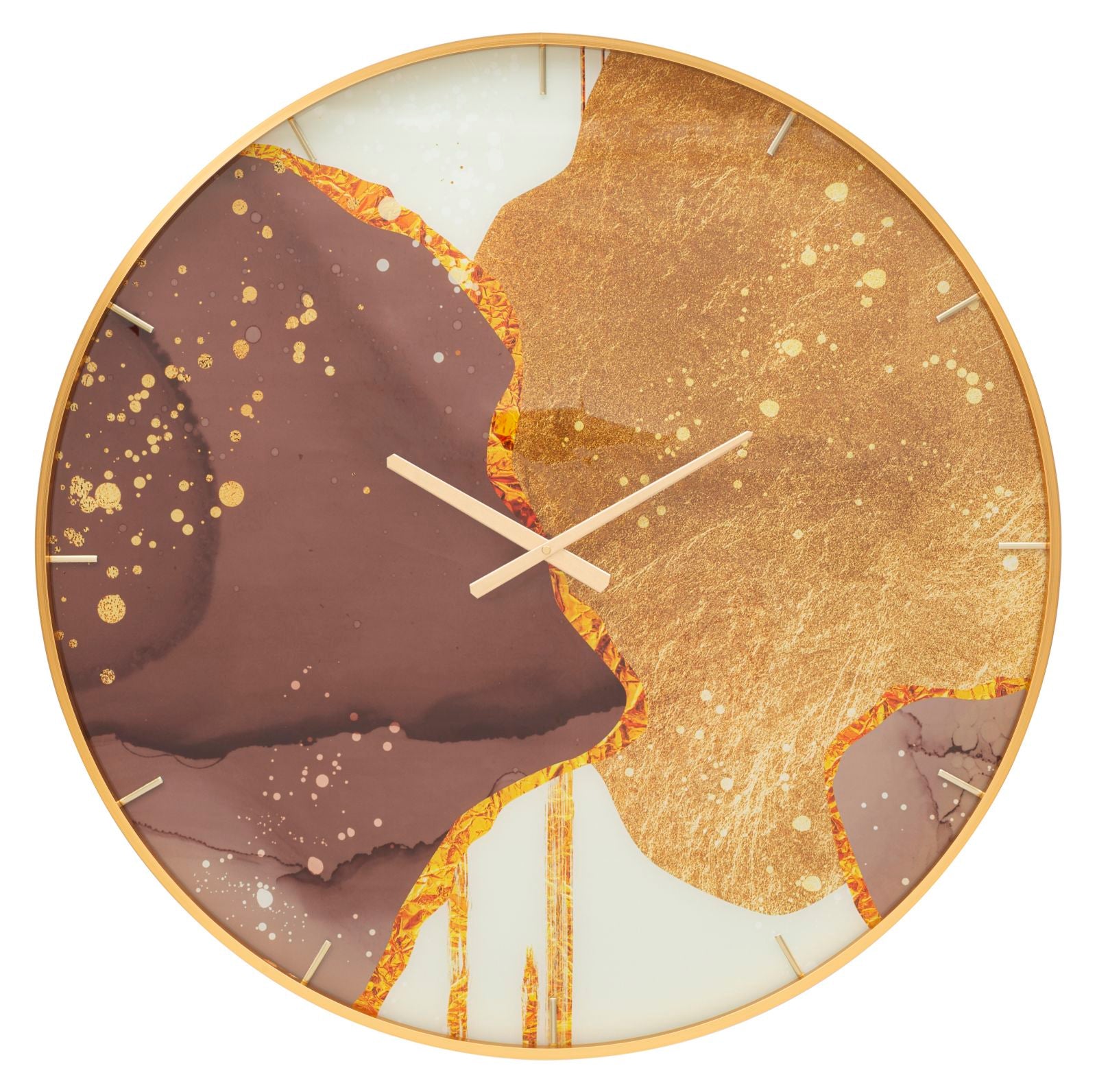 Reloj de pared cristal glody cm ø 80x5