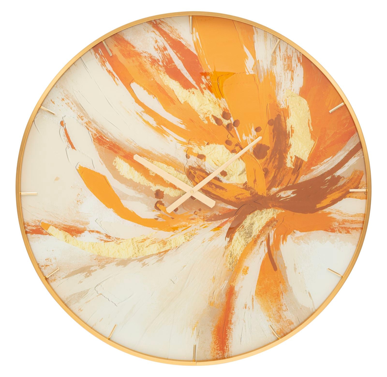 Reloj de pared de cristal superior cm ø 80x5