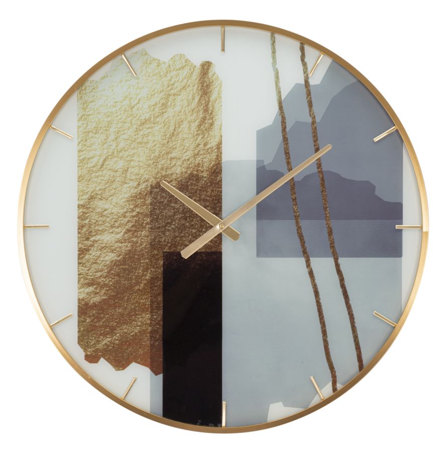 Reloj de pared motivo cristal cm ø 60x5