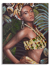 Cuadro mural hecho a mano kelly -b- 90x3x120