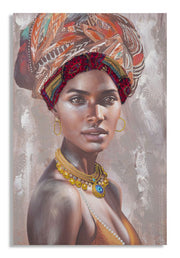 Cuadro mural hecho a mano kim 80x3x120