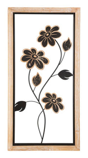 Panel de pared hierro/madera girish -a- cm 30x2,5x60