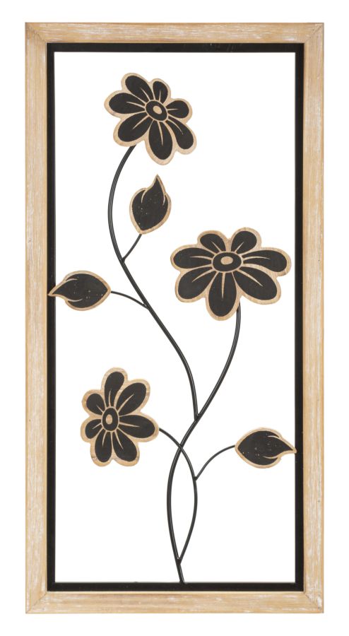 Panel de pared hierro/madera girish -b- cm 30x2,5x60