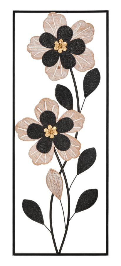Panel de pared hierro/madera divaker -b-cm 27x2,5x70