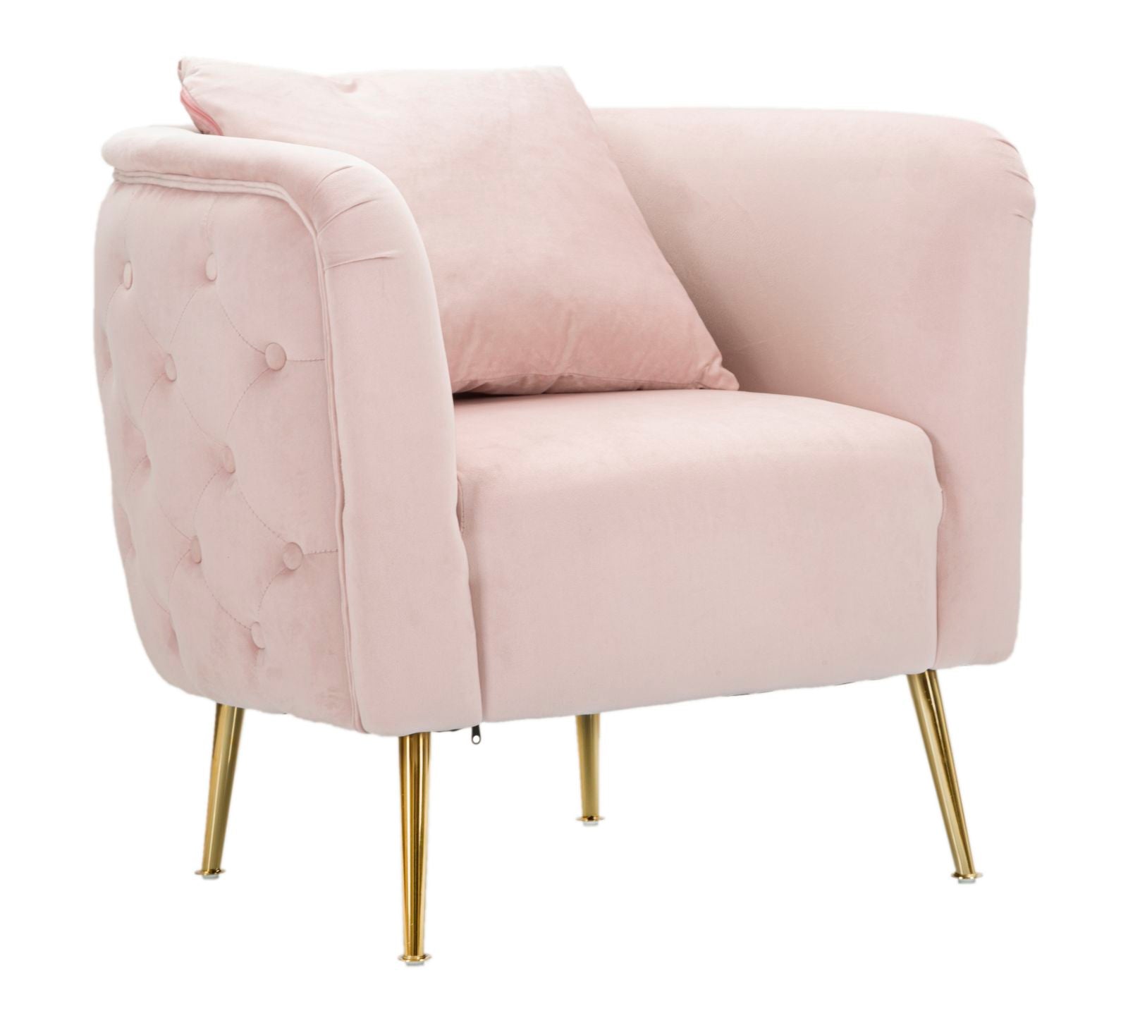 Sillón bucarest rosa cm 76x74x73