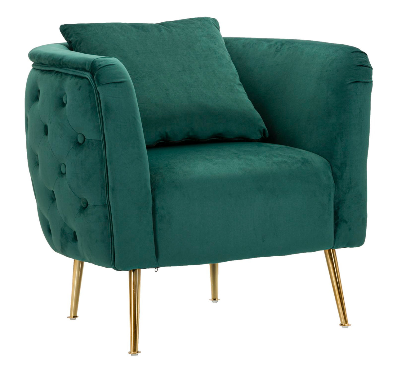 Sillón bucarest verde cm 76x74x73