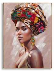 Cuadro con marco alexandra -b- cm 92x4,5x122 