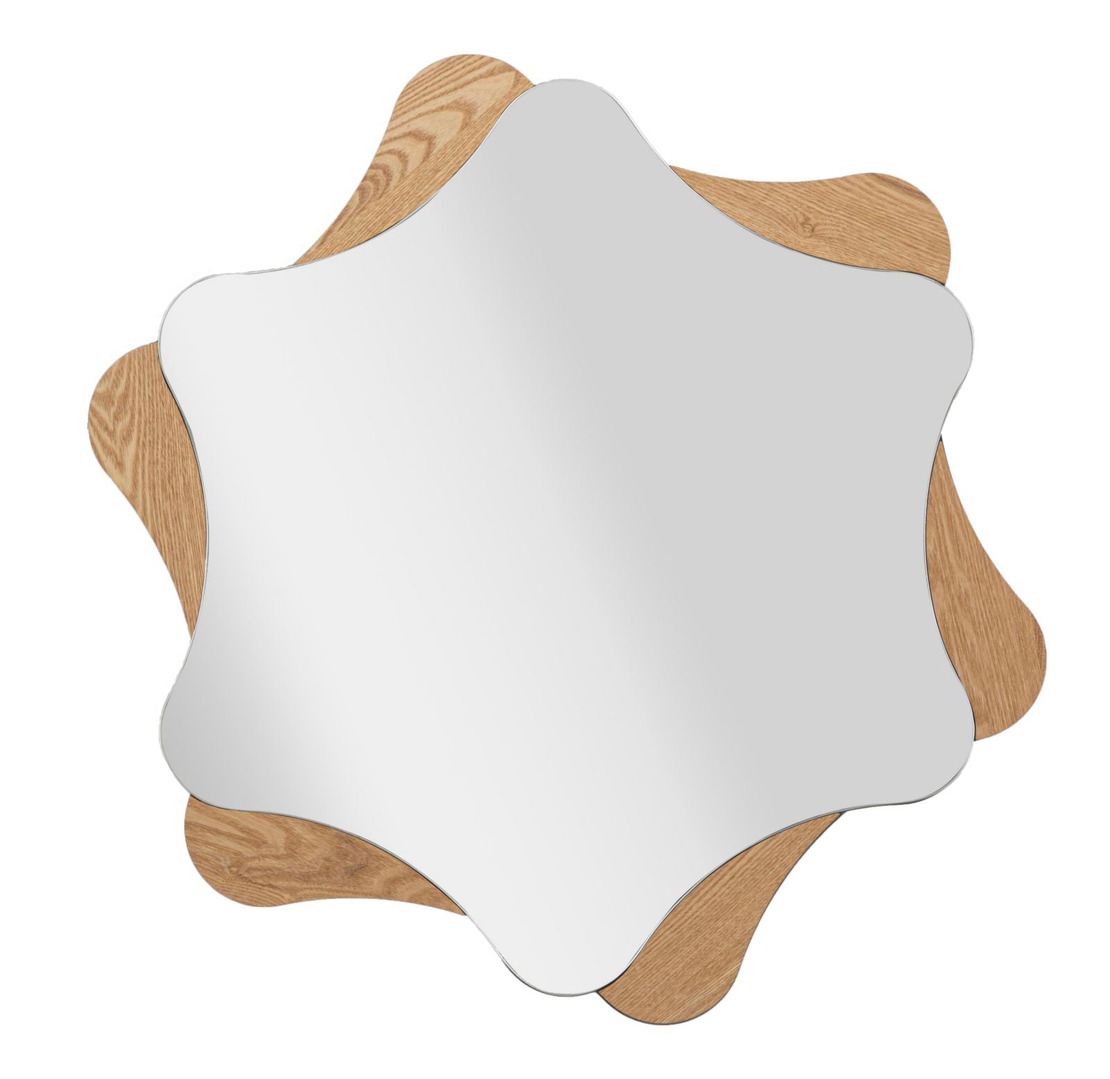 Espejo de pared estrella cm ø 80x1