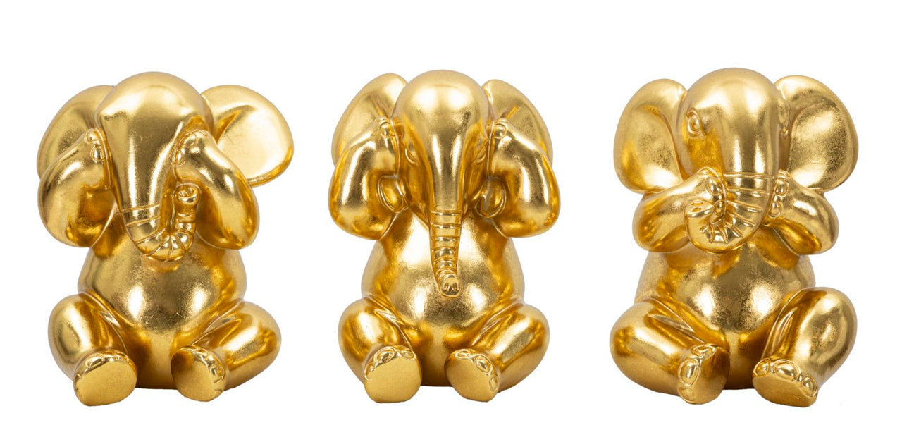 Set elefante 3 piezas cm ø 15,5x20,5
