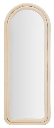 Espejo de pared cloe crema terciopelo cm 60x4x160