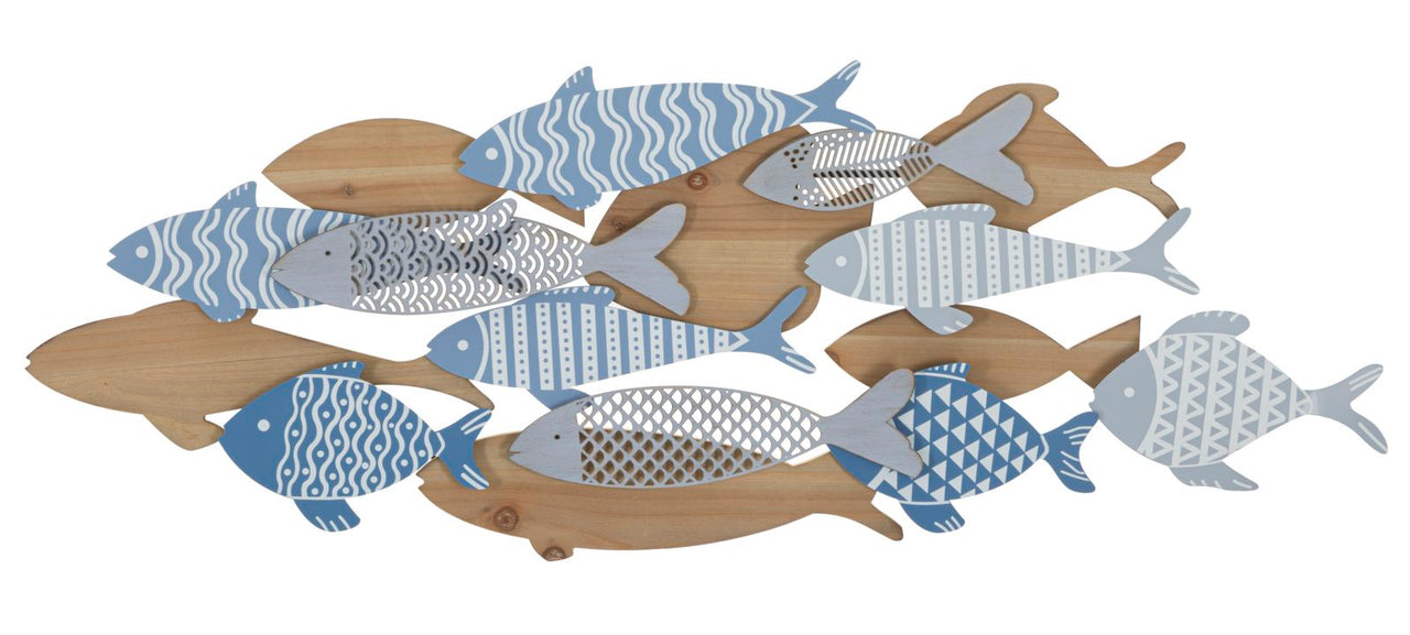 Panel de pared pez mar cm 91x3x33,5